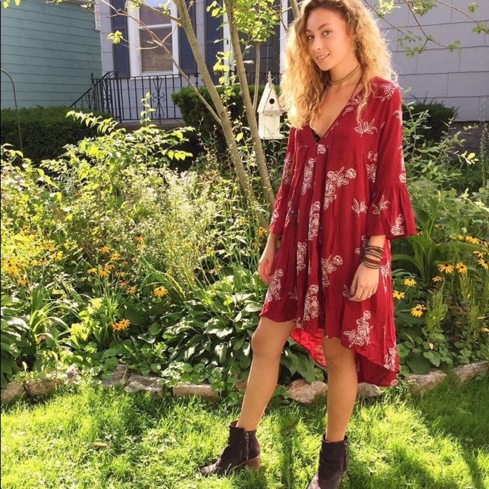 Boho fall dress